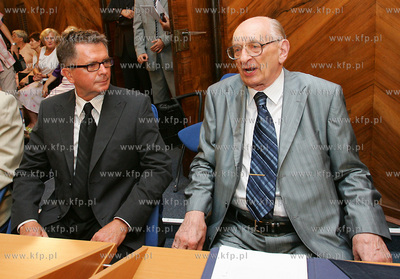 Szczecin .Nadanie tytulu Honorowego Obywatela Miasta...