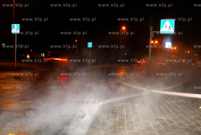 Gdansk. Skrzyzowanie ulic Chlopskiej i Obroncow Wybrzeza....