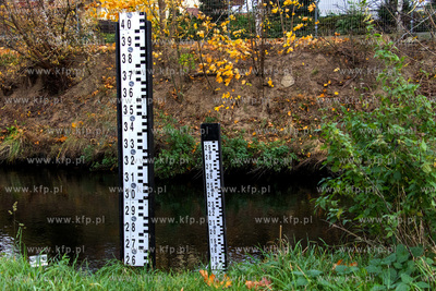 Łata wodowskazowa na Raduni w Pruszczu Gdańskim.
5.11.2024
fot....