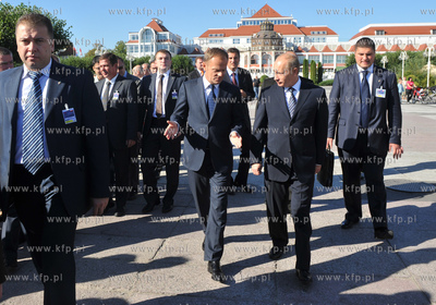 Wizyta Premiera Rosji, Wladimira Putina w Gdansku z...
