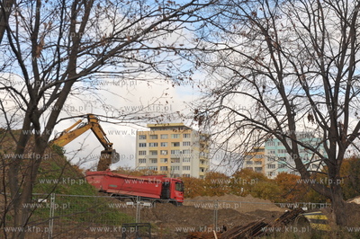 Uroczystosc wmurowania kamienia wegielnego pod budowe...