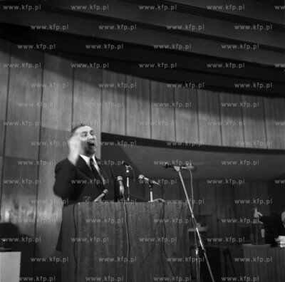 Edward Gierek w Gdansku na plenum komitetu PZPR 01.71...