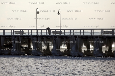 Molo w Gdyni Orlowie.
27.01.2014
fot. Krzysztof Mystkowski...