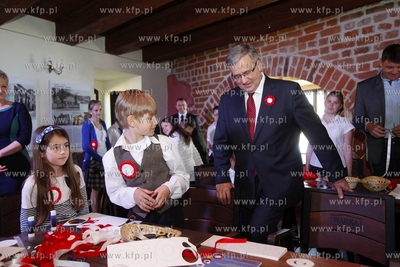 Wizyta Prezydenta RP Bronislawa Komorowskiegow Sztumie....