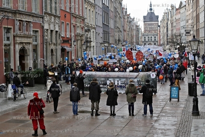 Demonstracja w obronie Pałacu Młodzieży w Gdańsku.
31.01.2015
fot....