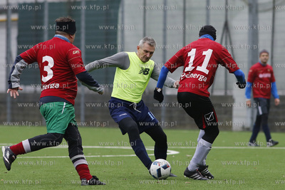 Gdansk. Boisko przy ul. Traugutta.  Sylwestrowy mecz...