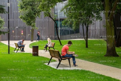 Park na Targu Rakowym po modernizacji. 5.08.2019 /...