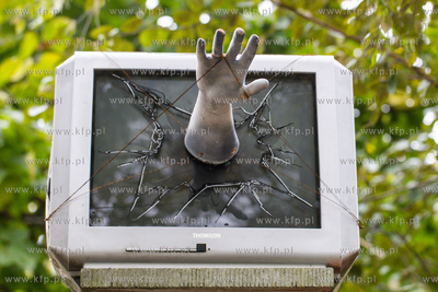 Gdańsk Wrzeszcz, ul. Jaśkowa Dolina. Nz. Halloweenowe...