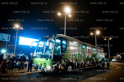 Gdansk. Galeria Przymorze. Prezentacja I druzyny Lechii...