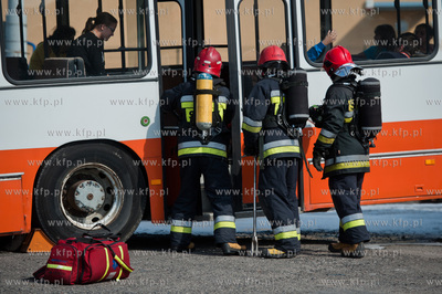 Gdansk. Teren bazy autobusowej ZKM przy ul. Hallera....