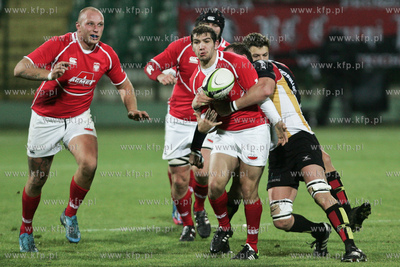 Gdansk. Stadion Miejski przy ul. Traugutta. Mecz rugby...