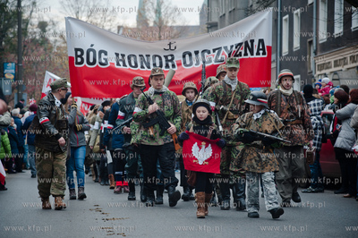 Gdansk. Parada z okazji Narodowego Swieta Niepodleglosci.
11.11.2012...