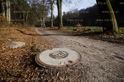 Gdansk. Oliwa, Trojmiejski Park Krajobrazowy. Sciezka...