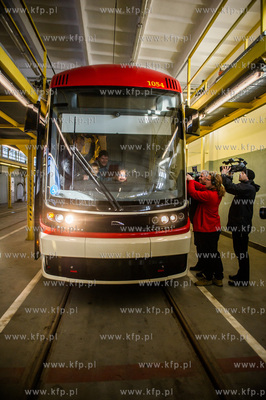 Gdansk. Zajezdnia tramwajowa Zakladu Komunikacji Miejskiej,...