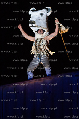 Gdansk. Plac Zebran Ludowych. XIX Miedzynarodowy Festiwal...