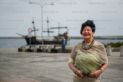 Gdynia. Skwer Kosciuszki. Lato z SLD. Leszek Miller...