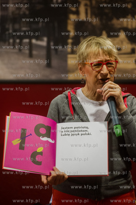 Gdansk. Biblioteka Manhattan w CH Manhattan. Spotkanie...