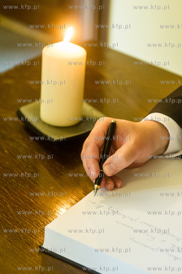 Gdańsk. Nowy Ratusz. Siedziba Rady Miasta. Wyłożona...