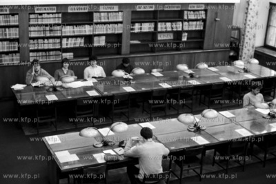 Czytelnia Biblioteki Głównej Politechniki Gdańskiej...