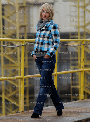 Sesja zdjeciowa aktorki Magdy Waligorskiej na terenie...