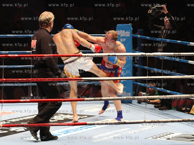 Gdynia, Gala Best of the East. Nz. Walka miedzy Piotrem...