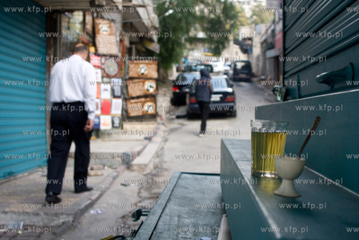 Amman.Jordania NZ Herbata mietowa popularna na Bliskim...
