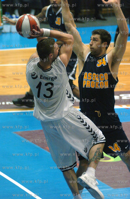 Slupsk, koszykowka Energa Czarni Slupsk vs Asseco Prokom...