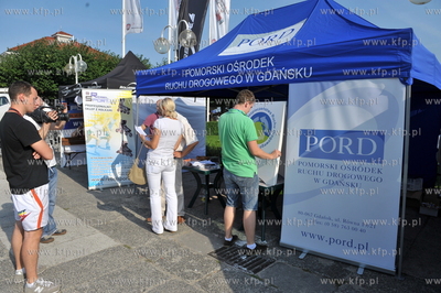 Sopot. Molo. ABC Bezpieczenstwa - Piknik Motoryzacyjny....