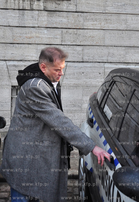 Detektyw Krzysztof Rutkowski opuszcza Prokurature Okregowa...