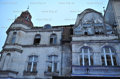 Sopot. Ulica 3 Maja nr 5. Pozar na 2 pietrze kamienicy...