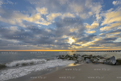 Gdynia. Plaza w  Orlowie. 06.01.2016 fot. Fot.Jan harb...