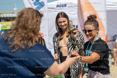 Wyścig pływacki dookoła mola w Sopocie. 20.07.2024....