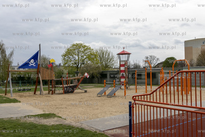Plac zabaw przy ulicy Tysiąclecia w Pruszczu Gdańskim....