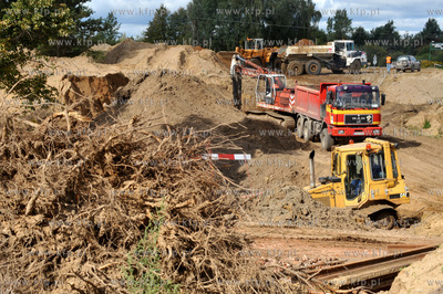 Budowa trasy WZ wzdluz ulicy Kartuskiej na odcinku...