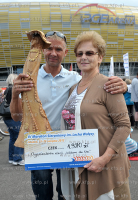 Maraton Sierpniowy im. Lecha Walesy. Danuta walesa...