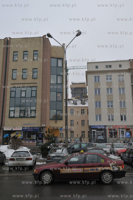 Gdansk Wrzeszcz. ul. Dmowksiego, w glebi widoczna budowa...
