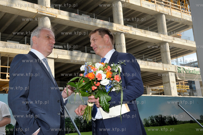 Gdańsk Oliwa. Uroczystość wmurowania kamienia węgielnego...