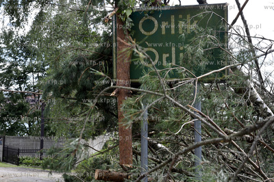 Skutki wichury na Pomorzu. Orlik na Kaszubach w gminie...