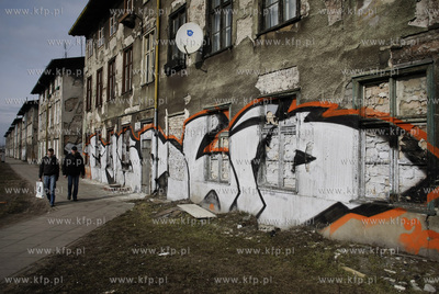 Gdansk. Domy przy ul. Marynarki Polskiej przeznaczone...