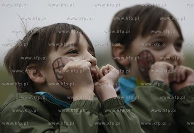 Gdansk Stadion Lechii. Festyn rodzinny przed meczem...