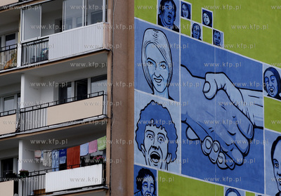 Gdansk Zaspa. Mural  Ryszarda Niedzielskiego.
27.07.2010
fot....