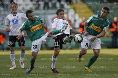 Gdansk. Mecz o mistrzostwo Ekstraklasy Lechia Gdansk...