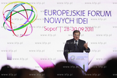 Sopot.  Europejskie Forum Nowych Idei. Uroczyste otwarcie....