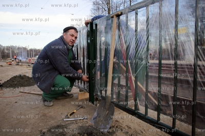 Gdansk. Remont torowiska wzdłuż ul. Pomorskiej i...
