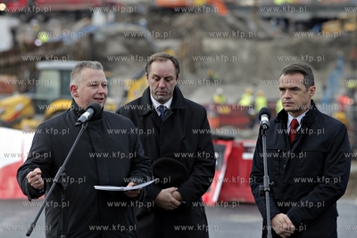 Uroczyste otwarcie polaczenia drog krajowych: Trasa...