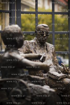 Uroczyste odsłonięcie pomnika Guntera Grassa w Gdańsku...