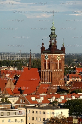 Gdansk widziany z Gory Gradowej. Nz. Kosciol sw. Katarzyny.
12.08.2014
fot....