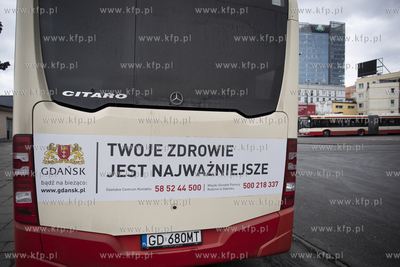 Informacja na utobusach Gait Twoje Zdrowie Jest Najważniejsze...