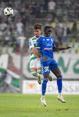 Ekstraklasa. Lechia Gdańsk - Motor Lublin. Nz. Miłosz...