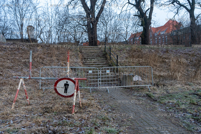 Rewitalizacja Opływu Motławy. 03.02.2023 fot. Paweł...